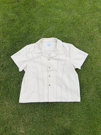 Studs Line Open Collar Shirts　off-white