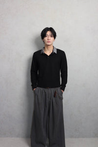 Contrast Collar Thermal　Black